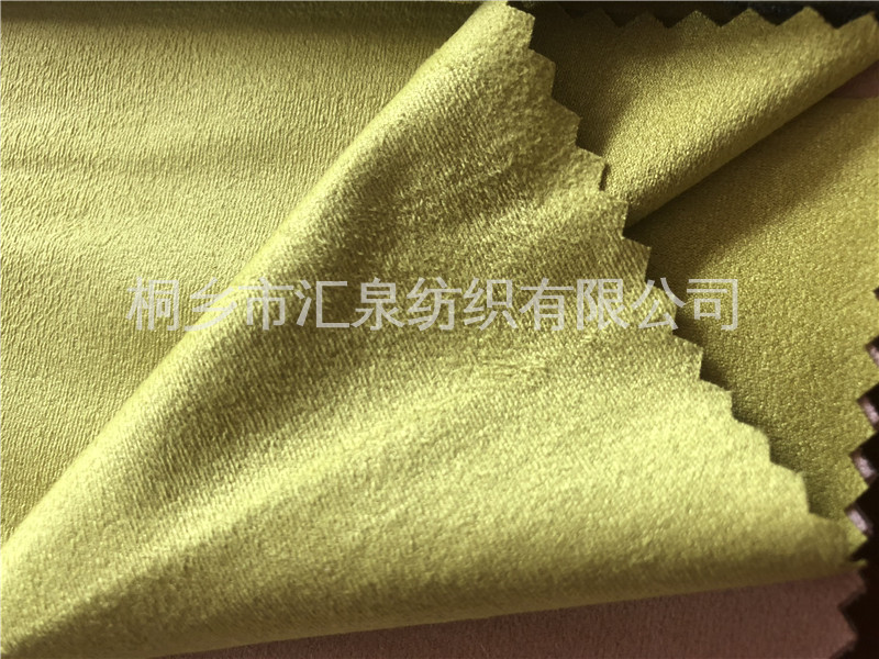 單面氨綸緯編麂皮絨